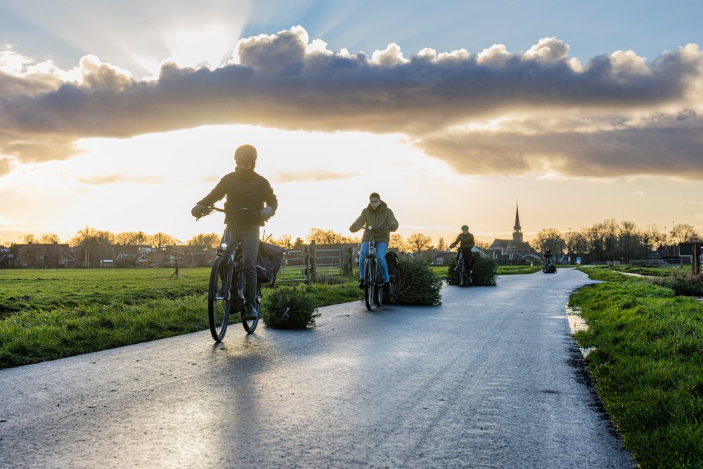 Kerstbomen verbranding Broek in Waterland-7